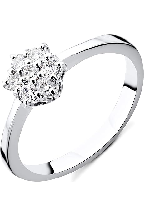 Anillos De Compromiso Miore Anillo De Compromiso Para Mujer De Oro