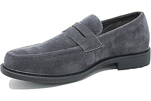 Evoga Mocasines hombre de ante Oxford zapatos elegantes casual