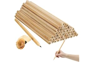 Favson 20 Pieces HB Pencil Graphite Pencil, Non-Slip Natural Wooden Pencil Kids Writing Drawing Graphite Pencils, Sketching Hexagonal Pencils No Paint Pencils for Writing/Drawing at School