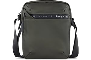 bugatti Blanc – Petite Sacoche Homme Bandoulière – Sac de Voyage, Randonnée et Sports