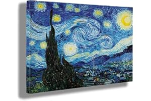 PRINTERLAND.IT Quadro Moderno VAN GOGH Quadri moderni da Parete grande XXL Stampa su tela Canvas Decorazione muro Murale pittori arte Soggiorno Arredo Camera da letto Cucina (Van Gogh I, 50x70 centimetri)