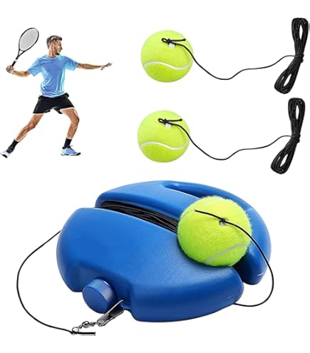 Palla Da Tennis Con Corda Elastica 4 M – Drfeify, Per Allenamento Singolo Principianti E Intermedi, Rimbalzo Costante - 3