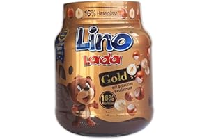 ‎PODRAVKA Podravka Lino Lada Gold Haselnuss-Creme, Feiner Brotaufstrich mit gehackten Haselnüssen, (1 x 350 g)