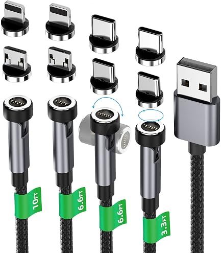 GUUGEI Magnetische Micro-USB Adapter – 6 Stück Set Für Einfaches Aufladen Ohne Steckerstress