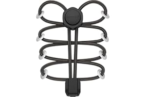 HOMAR Elastic No Tie Shoe Laces Stretch Tieless Shoe Laces for Sneakers No Tie Shoelaces Elastic Laces for Adults and Kids