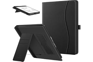 Fintie Etui do Kindle Scribe (10,2", 2022) – etui ochronne z przegródką na karty, uchwytem na długopis i funkcją Auto Sleep/Wake do Kindle Scribe (pierwszy Kindle z funkcją pisania), czarne