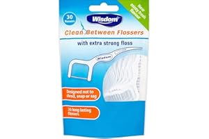 Wisdom Clean Between 30 Flossers, Pack of 5
