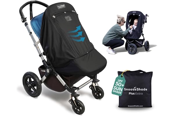 SnoozeShade Plus Extra Pram Sun Shade Cover