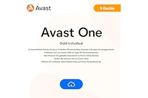 Avast One Gold Individual 2025 | 5 Geräte | 1 Jahr | Aktivierungscode per Email