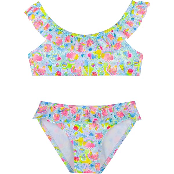 Traje De Baño De Una Pieza Para Niña Con Lentejuelas - Diseño Sirena, Poliéster, Ideal Para Playa Y Piscina