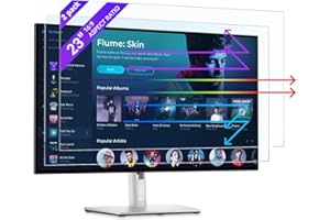 IPROKKO 2 Pack 23 Inch Anti Blue Light Screen Protector for Computer Monitor, Removable 16:9 Aspect Ratio, 23" Anti UV Anti Glare and Blue Light Filter