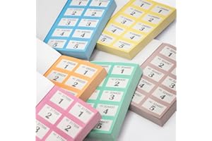 EVELAY Ticket de tombola | 6 livres de 1 à 500 | Facile à déchirer | Perforé – Couleurs mélangées – Tickets de tirage tombola numérotés pour vestiaire