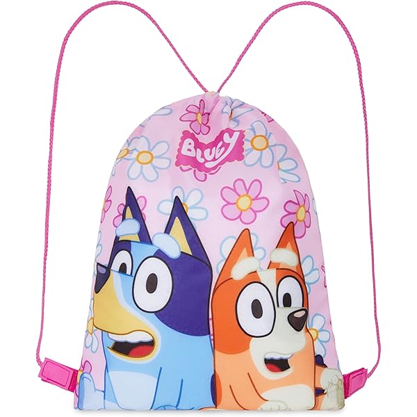 mybagstory - Zwembadtas voor jongens Bluey - Blauw - Kinderen - School - Kinderkamer - Basisschool - Jongenstas - Maat 44 cm - Verstelbare bandjes - Trekkoord - Cadeau-idee, Bluey - Blauw, enfant