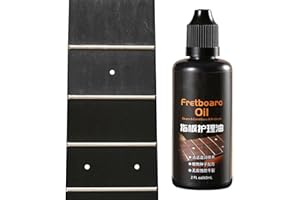 Maciun Huile de nettoyage pour touche de touche - Huile de citron pour touche - Kit d'entretien pour touche et polissage de guitare portable