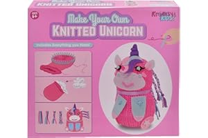 Kreative Kids Make Your Own Knitted Unicorn | Kids Craft Knitting Kit