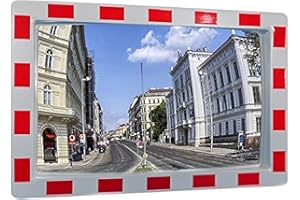 IX Trade EU-Produkt VERKEHRSSPIEGEL rechteckig 60 x 40 cm Sicherheitsspiegel Spiegel Beobachtungsspiegel Safety Mirror