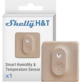 Shelly Blu H&T Mokka | Bluetooth kontroll&uuml; sıcaklık ve nem sens&ouml;r&uuml; | su sı&ccedil;ramasına karşı korumalı ve toz ge&ccedil;irmez | koruma s