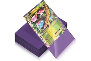 Jinhuaxin 100 Fundas para Cartas, Fundas Cartas Transparente para Cartas, Card Sleeves para Cartas Coleccionables como Magic, Yu-Gi-Oh, The Gathering