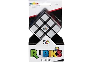 Rubik's - 3x3 Zauberwürfel, original klassischer Cube für Logik-Akrobaten ab 8 Jahren, verbesserter Mechanismus, leichtgängiges Handling, leuchtende Farben, geeignet zum Spielen unterwegs