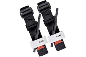DQTYE 2pcs Tourniquet, Outdoor Tourniquet Tactical Strap Quick Release Buckle One-handed Operated For Sports Camping Sports Hiking