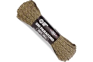 Atwood Rope MFG 550 Paracord 100 Feet 7-Strand Core Parachute Cord (M Camouflage)