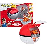 Pok&eacute;mon Charmander Battle Spinner Bundle - Battle Spinner with Pok&eacute; Ball Spinning Launcher