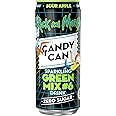 Candy Can, Rick and Morty, Green Mix, Sour Apple Flavoured Fizzy Drink, Nostalgic American Soda Flavours, Sugar Free, Sparkling Pop Cans (1 x 330ml)
