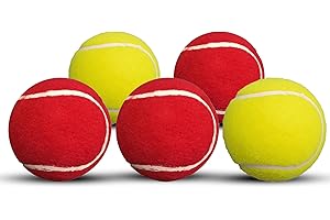 ND Sports Cricket Tennis Balls- Heavy Rubber Tennis Balls for Cricket Play Weight 120gm