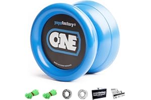 YoYo Factory One Yo-yo - Azul (De Principiante a Profesional, Cuerda e Instrucciones Incluidas)