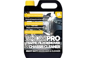 SnowPro Traffic Film Remover and Chassis Cleaner TFR 5 L – Removes Dirt, Grime, Grease, Oil and Bugs - Multi-Vehicle For Use on Cars, Trucks, Vans, Motorbikes & More