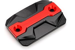 CCYYMOWOK Cubierta de depósito de líquido de freno delantero para motocicleta Ducati Monster 821 2014-2019 797 2017 2018 Monster 796 696 695 Hypermotard (rojo)