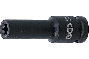 BGS 5204-12 | Douille à choc, profil E, longue | 12,5 mm (1/2") | E12