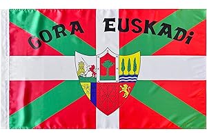 Durabol Bandera Euskadi con Escudo 150 x 90 cm Satén
