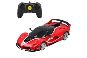 COLORBABY RASTAR Coche teledirigido Ferrari FXX K EVO, A escala 1:24, Con licencia oficial Ferrari, Mando a distancia 2.4GHz, 6 funciones de movimiento, Requiere pilas AA (46359)