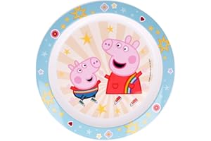 Stor Micro Assiette pour Enfants Peppa Pig Kindness Counts