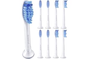 ‎DEMIRDENTAL 8er demirdental Aufsätze passend für Philips Sonicare Ersatzbürsten ProResults Medium Bürstenköpfe, für täglich präzise Zahnreinigung, entspricht HX6018