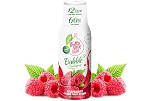 FruttaMax Sirop de Framboise Sans Sucre – 60% de Fruit Réel | Sirop à Faible Teneur en Calories pour Sodas, Cocktails & Desserts – 500ml