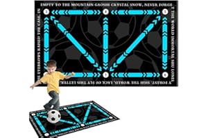 KSVFTB Football Training Mat, Blue, 15.75" x 23.62" x 1" for Improving Speed, Strength, Coordination and Ball Control Skills