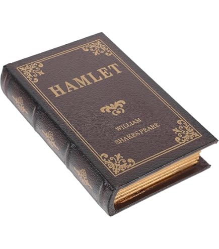Boîte De Livre Décorative En Bois, Faux Livre, Livre Decoratif, Livre Antique Mallette De Rangement De Bijoux Mallette De Rangement De Bijoux Emballage étude Livre Ornement, 5.2 X 4.3 X 6.3in