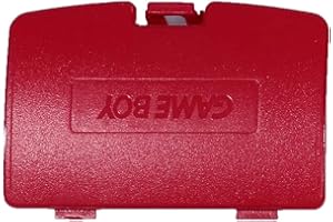 GBC Batterie Abdeckung, ENDARK Kunststoffreparatur Rückendeckel Teile Ersatz Akkufachdeckel für GBC Gameboy Color System (2 stücke Rot)