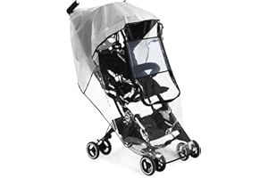 HUIFOO Regenschutz Kinderwagen Universal - Buggy Schutz Mit Großem Fenster, Gute Luftzirkulation, Schadstofffrei, Wasserdicht, Schützt Vor Sonne - Stroller Rain Cover