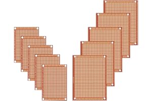 GTIWUNG 10 Pièces PCB Prototype Universel Board 7 * 9cm & 5 * 7cm, Kit de Carte de Prototype PCB Board Universelle, Bakelite Prototyping Board Kit de Bricolage pour Electronic Project