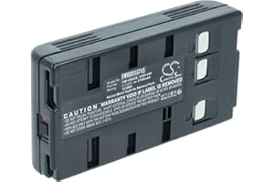 vhbw 1x Akku kompatibel mit Panasonic NV-S20, NV-S2, NV-S500, NV-S250, NV-S200, NV-S5, NV-S4 Videokamera Camcorder (2000 mAh, 6 V, NiMH)