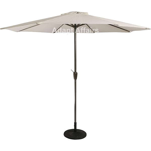 Grand patio Deluxe Napoli 12 FT Curvy Aluminum Offset Umbrella, Patio Cantilever Umbrella with Base, Red Home & Kitchen