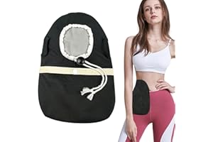 MIIQXX Washable Ostomy Bag Covers - Reusable Waterproof Colostomy/Stoma Bag Covers with Odor Control - Waterproof Ostomy Bag Shower Cover,Universal Fit for Ileostomy/Urostomy (Black)