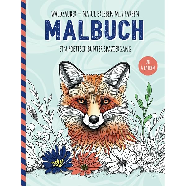 Malbuch Waldtiere – 100 Detailreiche Motive Zum Ausmalen Für Kinder & Erwachsene, Mit Tierinfos, XXL-Format