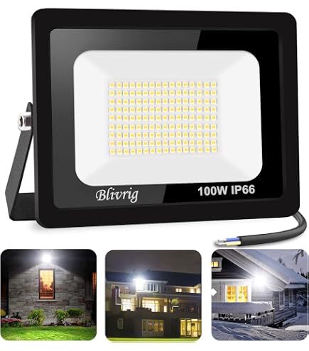 TOOPETTP LED-spot Voor Buiten – 150W, 15.000 Lm, Warmwit 3500K, IP66 Waterdicht – Ideaal Voor Tuin, Garage, Erf En Parkeerplaats