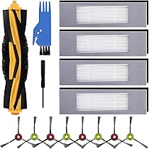 Kit Ricambio Aspirapolvere Robot ZACO V5 - 6 Filtri, 6 Moci E 8