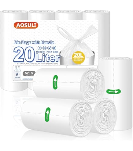 Pro-Kleen Sanitary Bin 20L & 50 Bin Liners - Slimline Washrooms Toilets - View #2