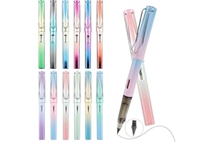 Anevios 12 Piezas Lapiz Eternos Sin Tinta con Borrador Duradero Lápices Mágicos Ergonómicos Infinito Reutilizable para Niños y Adultos Escribir Dibujar (12 Colores Diferentes)